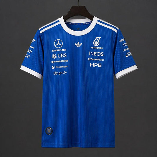 2026 F1 Mercedes-AMG Petronas F1 Team Blue Training Jersey