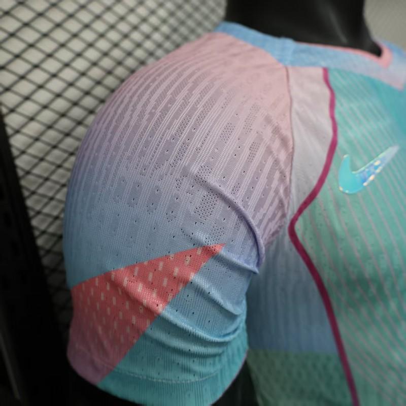 Player Version 25/26 FC Barcelona Mint Green with Pink Trim Jersey