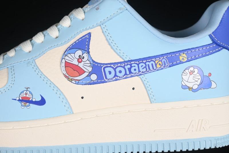 Nike Air Force 1'07 Low Doraemon Casual Sneakers with Full-Length Air Cushion - DF0188-059