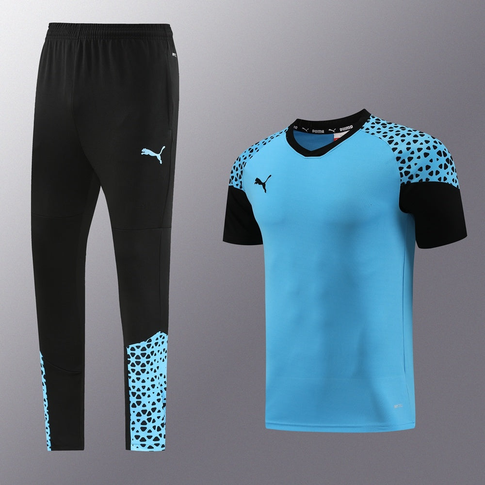PD02 sky blue trousers suit S-2XL