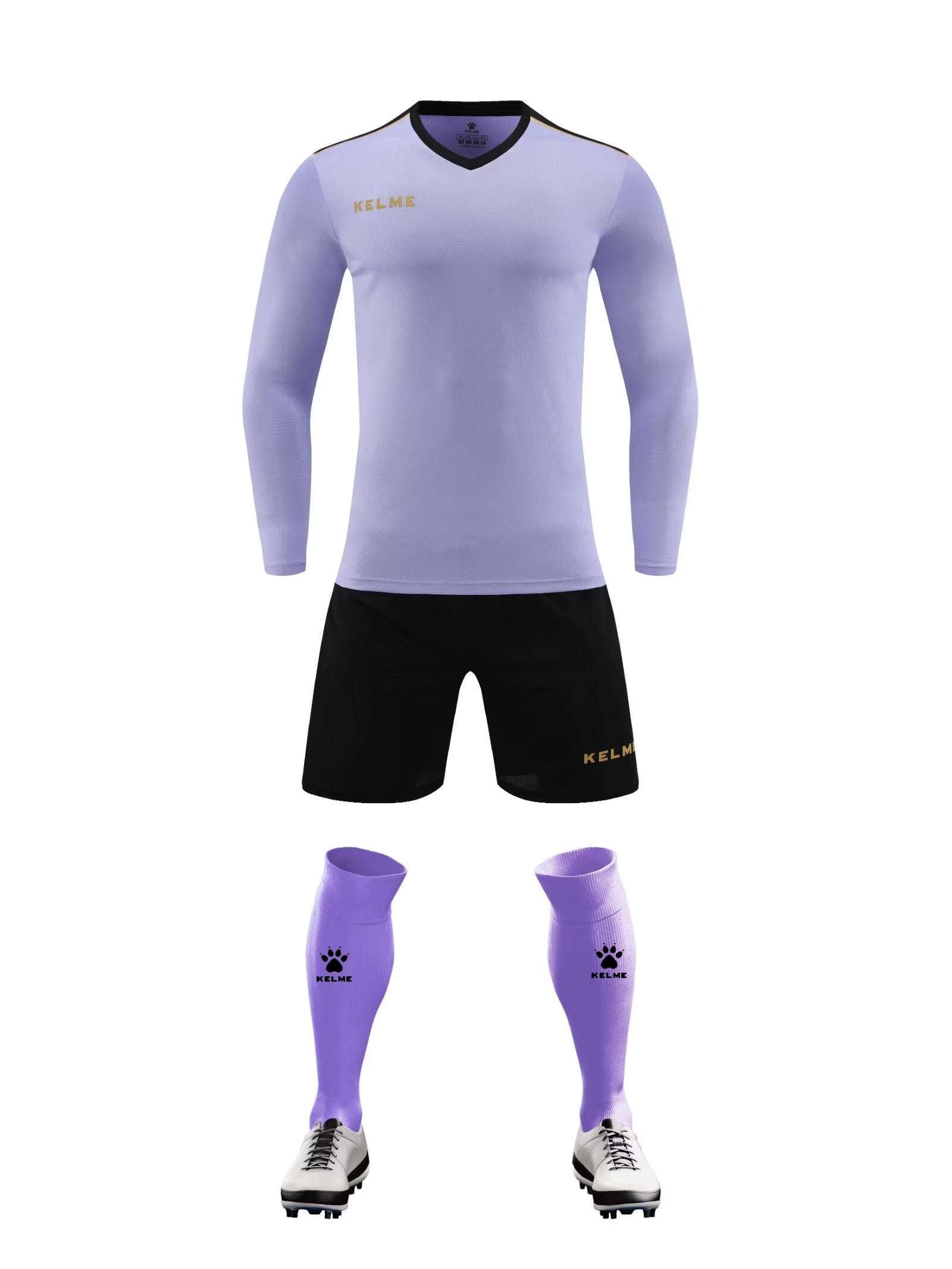 K3288 Kalmei long-sleeved football training uniform 5 colors 3XS-4XL