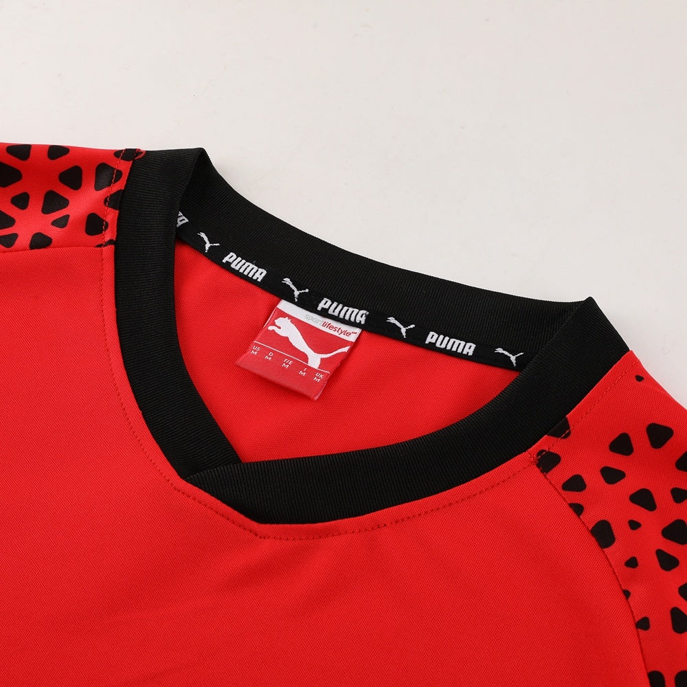 PD02 red shorts suit S-2XL
