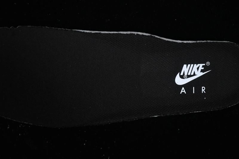 Nike Air Force 1 '07 Low White Black Swoosh Casual Sneakers - 315122-103