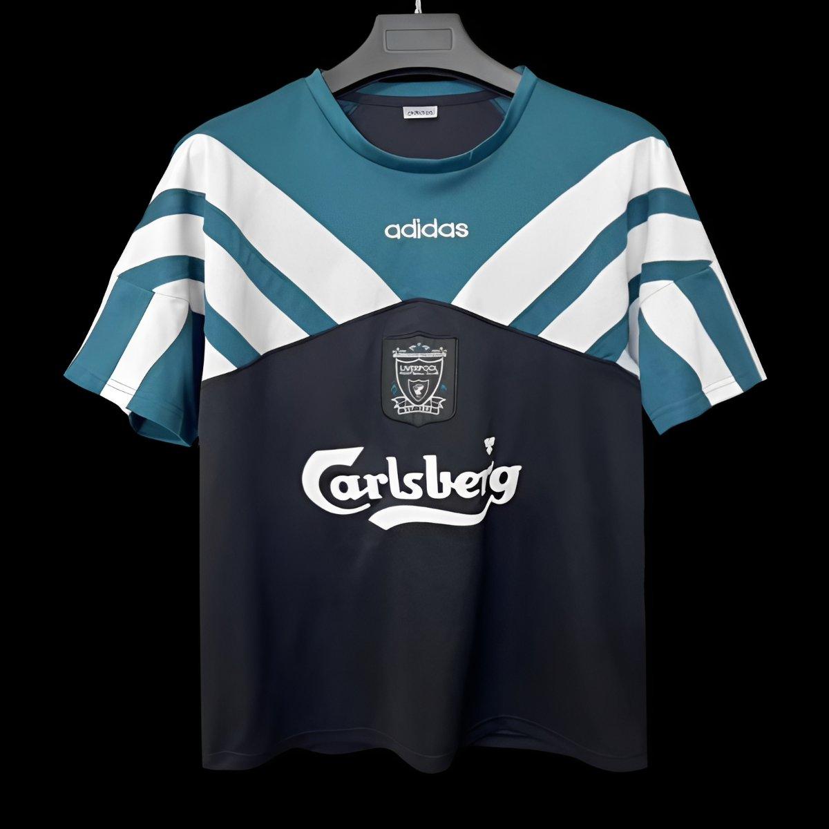 Retro 95/96 Liverpool Adidas Cotton Tee Jersey