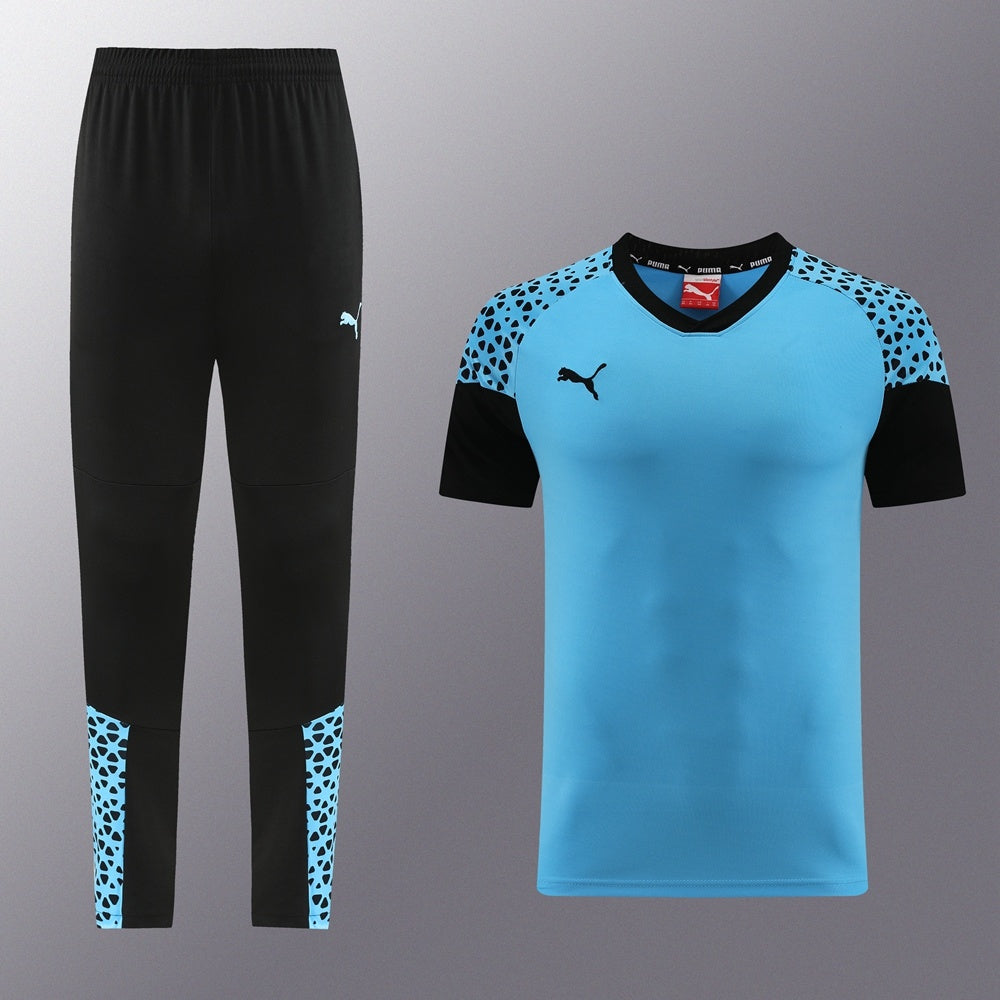 PD02 sky blue trousers suit S-2XL