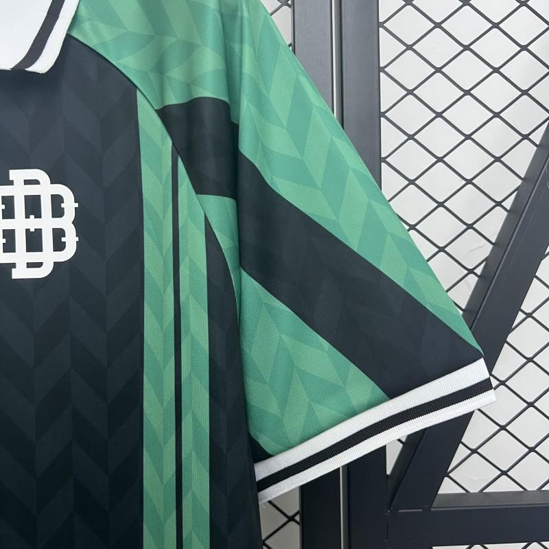 25/26 Real Betis Green with Black Vertical Stripes Jersey