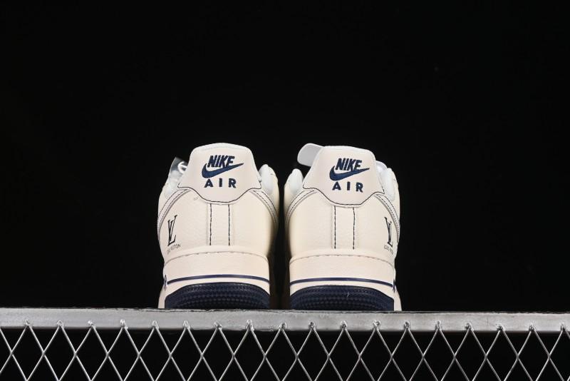 Nike Air Force 1 '07 Low LV Collaboration Black Swoosh Logo Casual Sneakers - XX3168-160