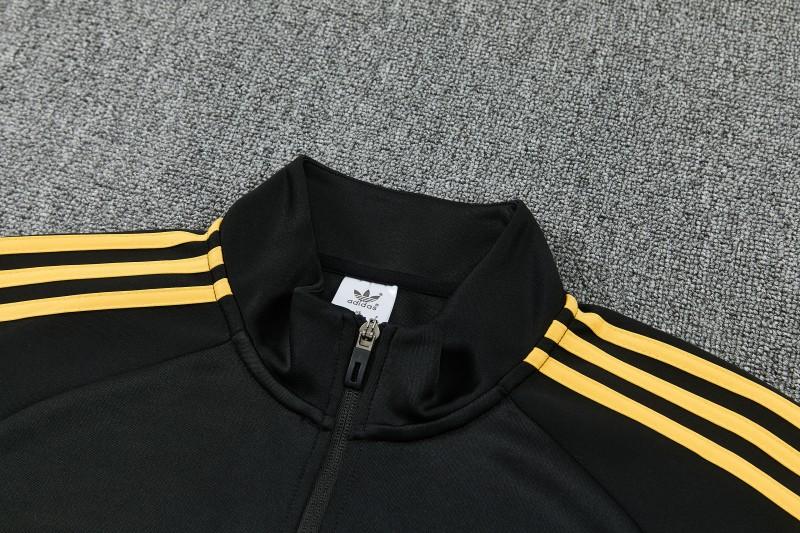 26/27 Manchester United Black & Blue Full Zipper Jacket Tracksuit + Long Pants