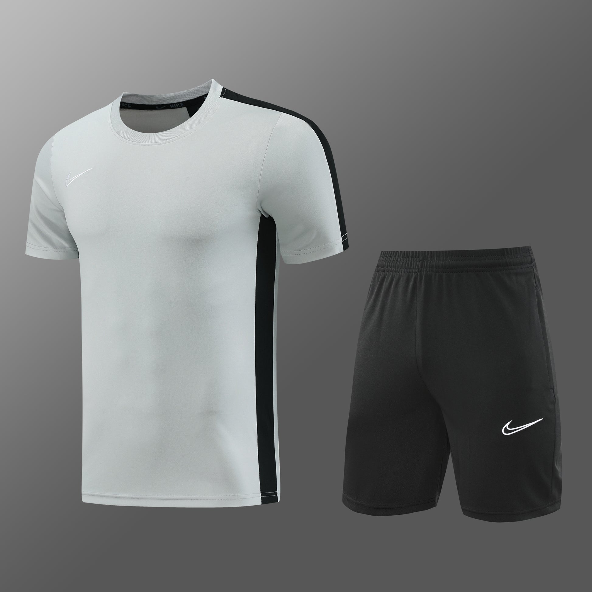 ND02 gray shorts suit S-2XL