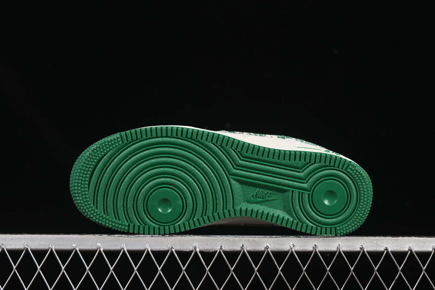 Nike Air Force 1 '07 Low LV Collaboration Green Denim Casual Sneakers - SC9207-538