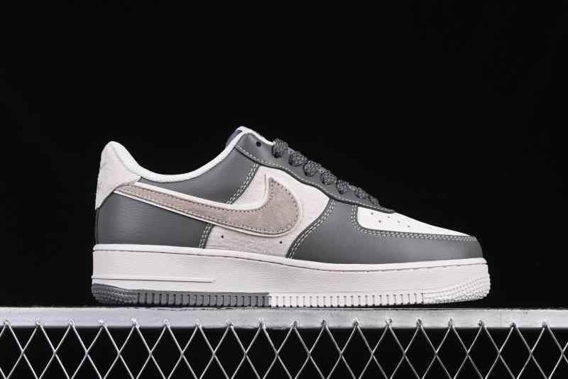 Nike Air Force 1 '07 Low North Face Collaboration Light Grey Two-Tone Low-Top Casual Sneakers - DM6688-046