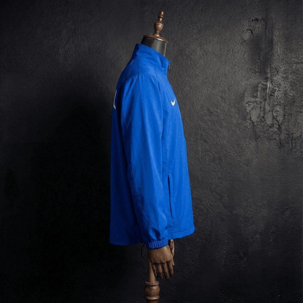 1998 Vintage Style Brazil Blue Jacket Windbreaker