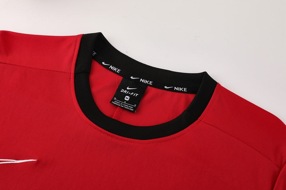 ND08 red shorts suit S-2XL