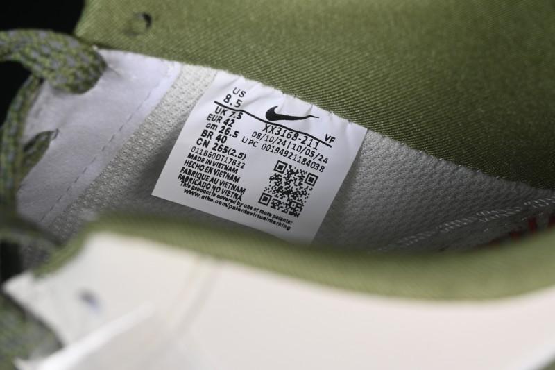 Nike Air Force 1'07 Low Gucci Collaboration Military Green Multi-Color Low-Top Casual Sneakers - XX3168-211