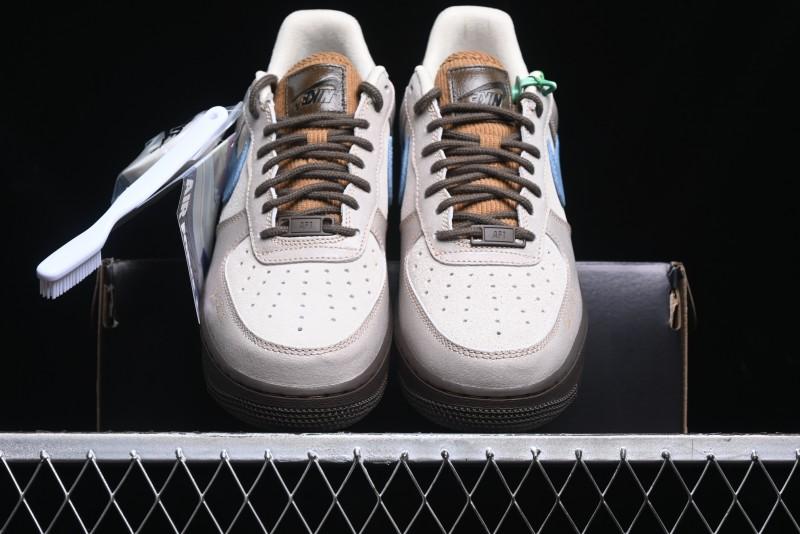 Nike Air Force 1 '07 Low Casual Sneakers with Full-Length Air Cushion - HQ3458-142