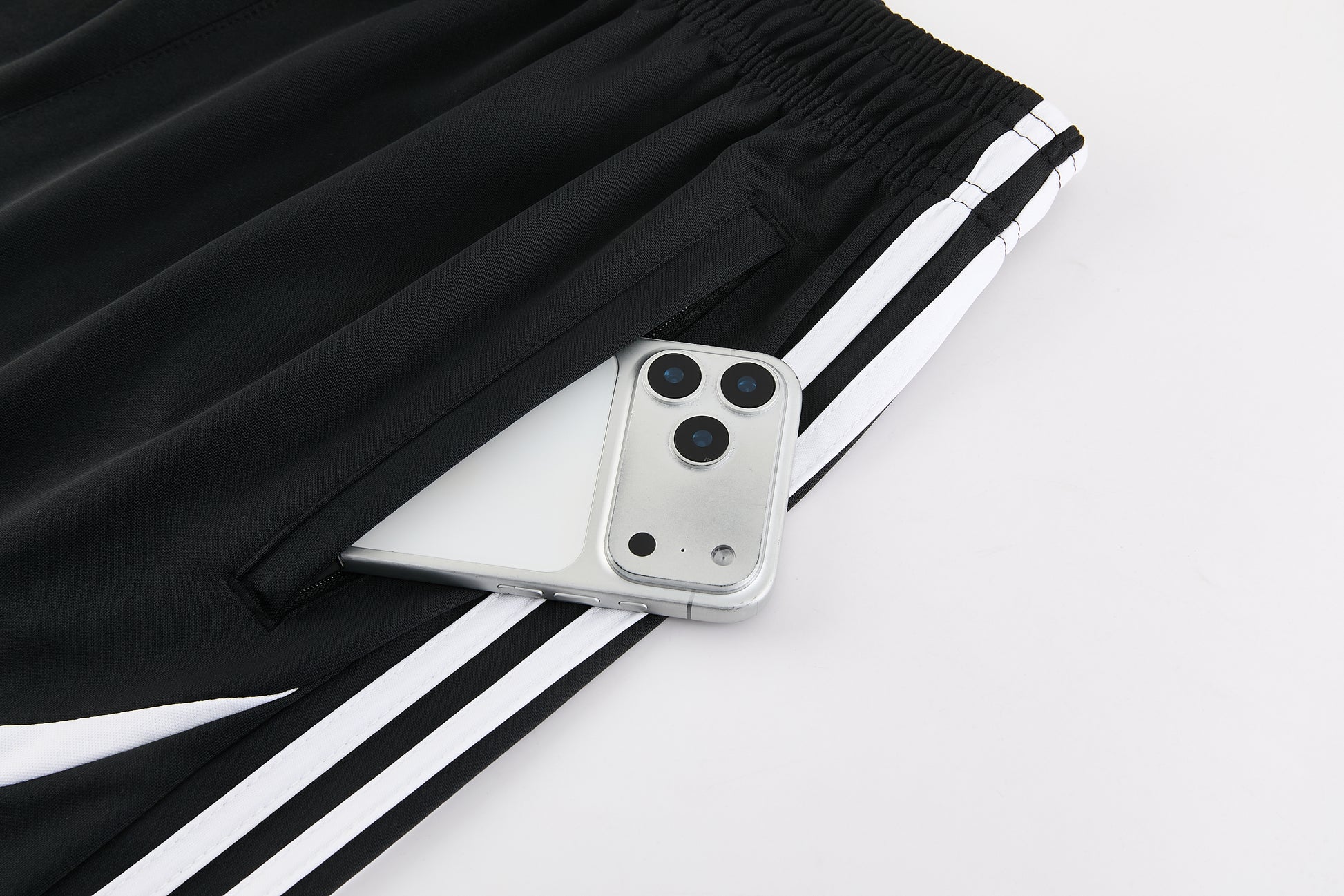 AD16 black shorts suit S-2XL