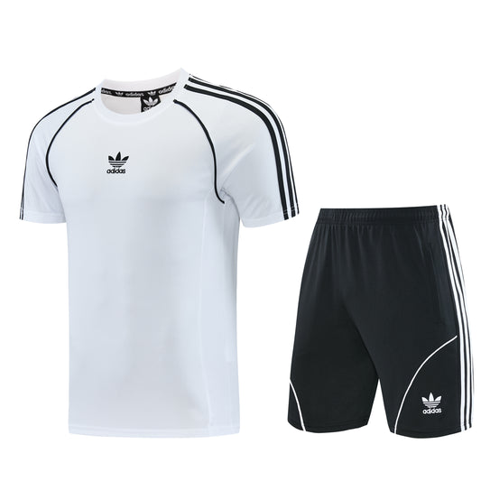 AD15 white shorts suit S-2XL