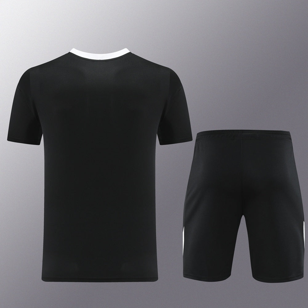ND05 black and white shorts suit S-2XL