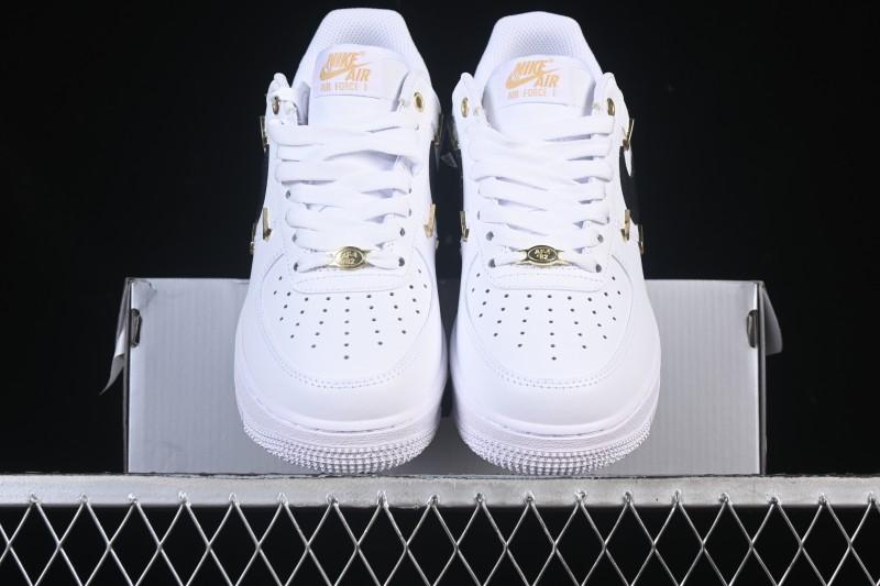 Nike Air Force 1'07 Low Four Hook Black White Casual Sneakers - ZH0316-113