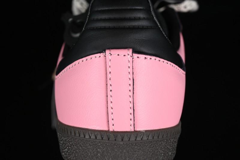 Adidas Samba OG B75807 Customized Casual Sneakers with Vibrant Hot Pink and Sweet Black Colorway - B75807
