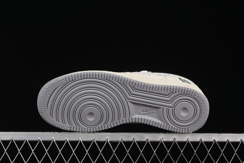 Nike Air Force 1'07 Low x Capybara "Frankenstein" Casual Sneakers - LV0506-220