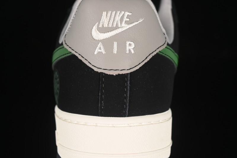 Nike Air Force 1'07 Low Chrome Hearts Collaboration Black Green Swoosh Casual Sneakers - KK1988-074