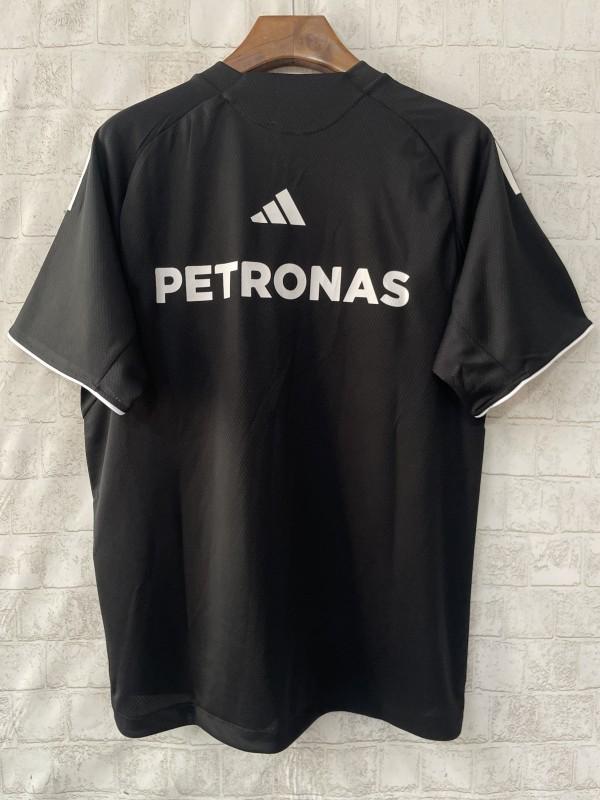 25/26  F1  Mercedes-AMG Petronas Black with White Stripes Training Jersey