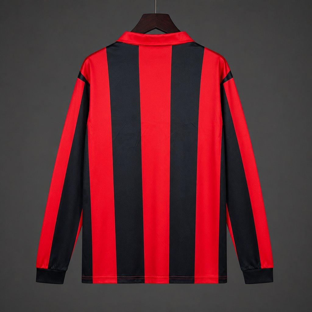 Retro 88/89 Eintracht Frankfurt Home Long Sleeve Jersey