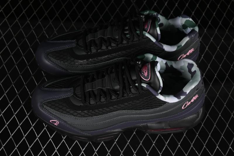 Nike Air Max 95 Retro Cushioned Running Shoes with Air-Sole Unit - FB2709-001
