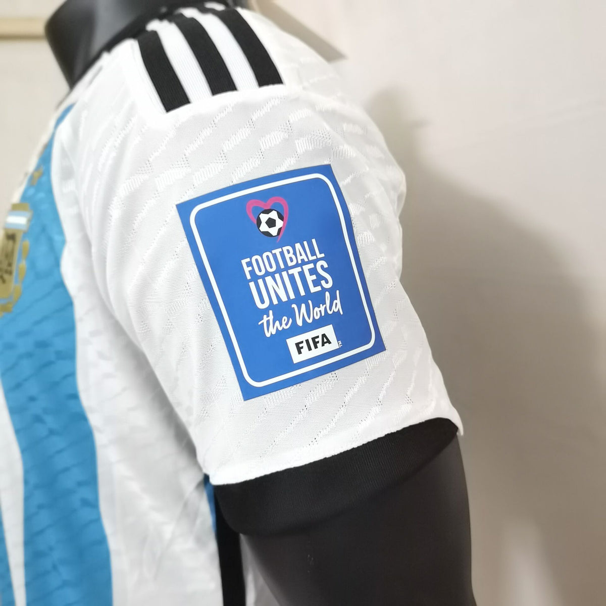 Player Version 3 Stars 2022 Argentina MESSI #10 Home Jersey With World Cup Champion Patches