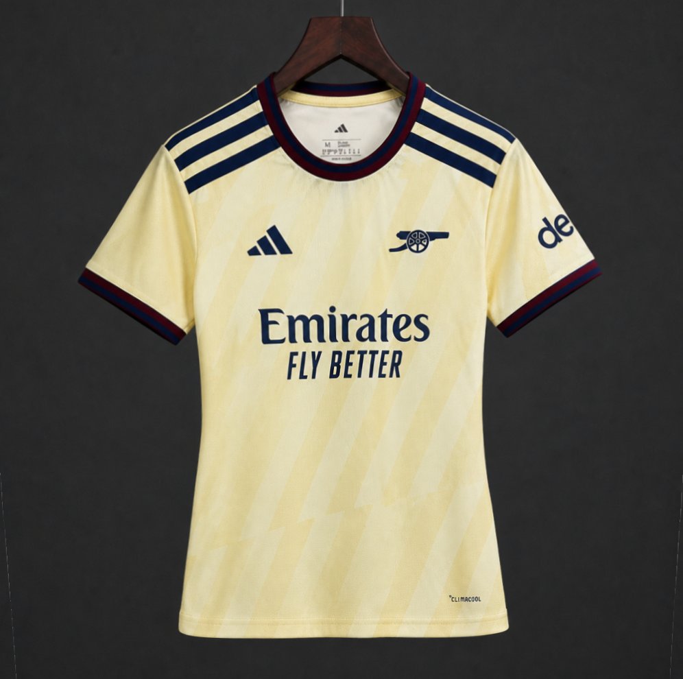26/27 Women Arsenal Third Yellow Jersey