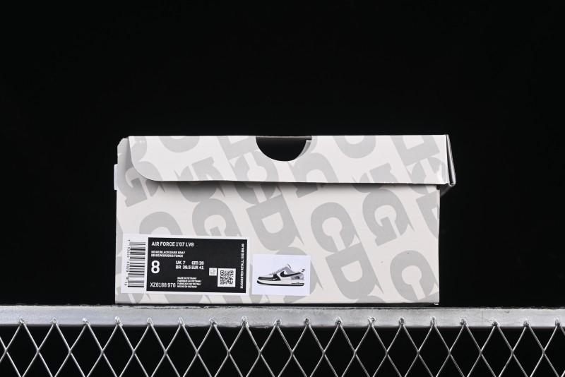 Nike Air Force 1'07 Low The North Face Collaboration Black Beige Grey Casual Sneakers - XZ6188-976