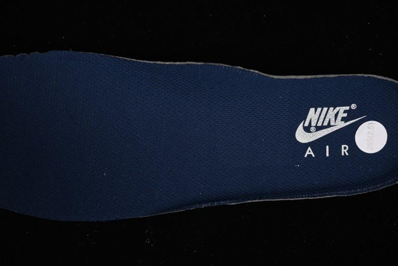 Nike Undefeated x Air Force 1 Low Casual Sneakers in Dark Blue Hemp with Reflective Details - UT2023-205
