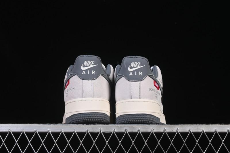 Nike Air Force 1 '07 Low LV Collaboration Grey Hook Woven Label Casual Sneakers - CX5050-Y25