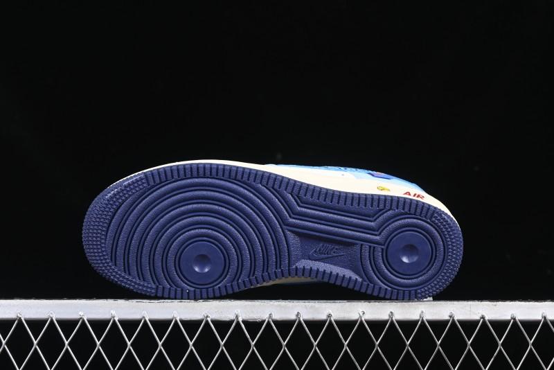 Nike Air Force 1 '07 Low Doraemon Bamboo Copter Casual Sneakers - XL2420-333
