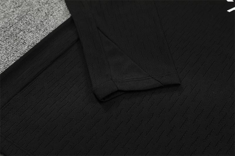 Player Version 25/26 PSG Black T90 Half Zipper Jacket+Long Pants