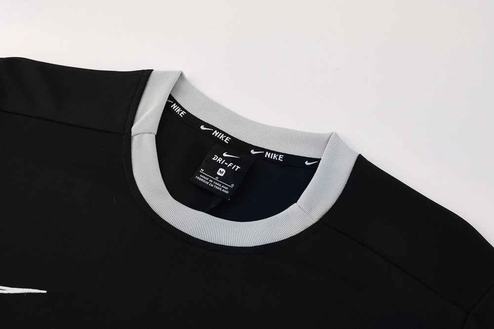 ND08 black shorts suit S-2XL
