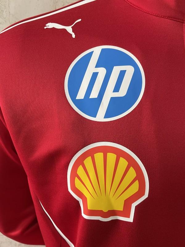 2025 F1 Scuderia Ferrari Red with White Stripe Team Jacket