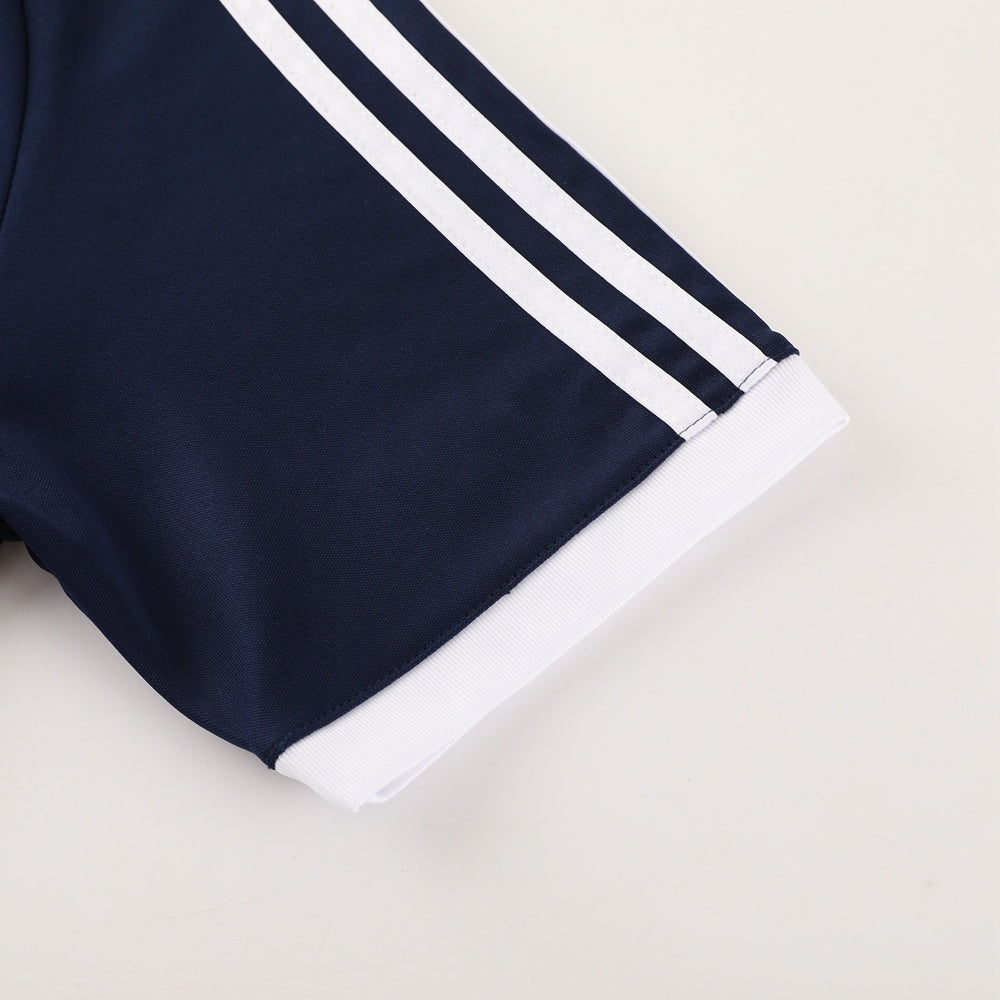 AD07 sapphire blue shorts suit S-2XL