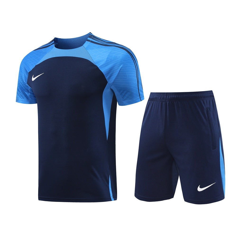 ND07 sapphire blue shorts suit S-2XL