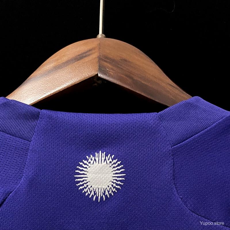 3 Stars 2022 Argentina Away Jersey
