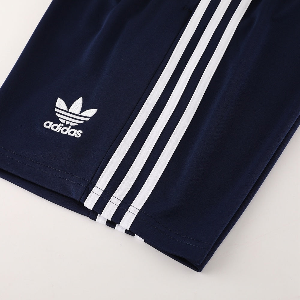 AD07 sapphire blue shorts suit S-2XL