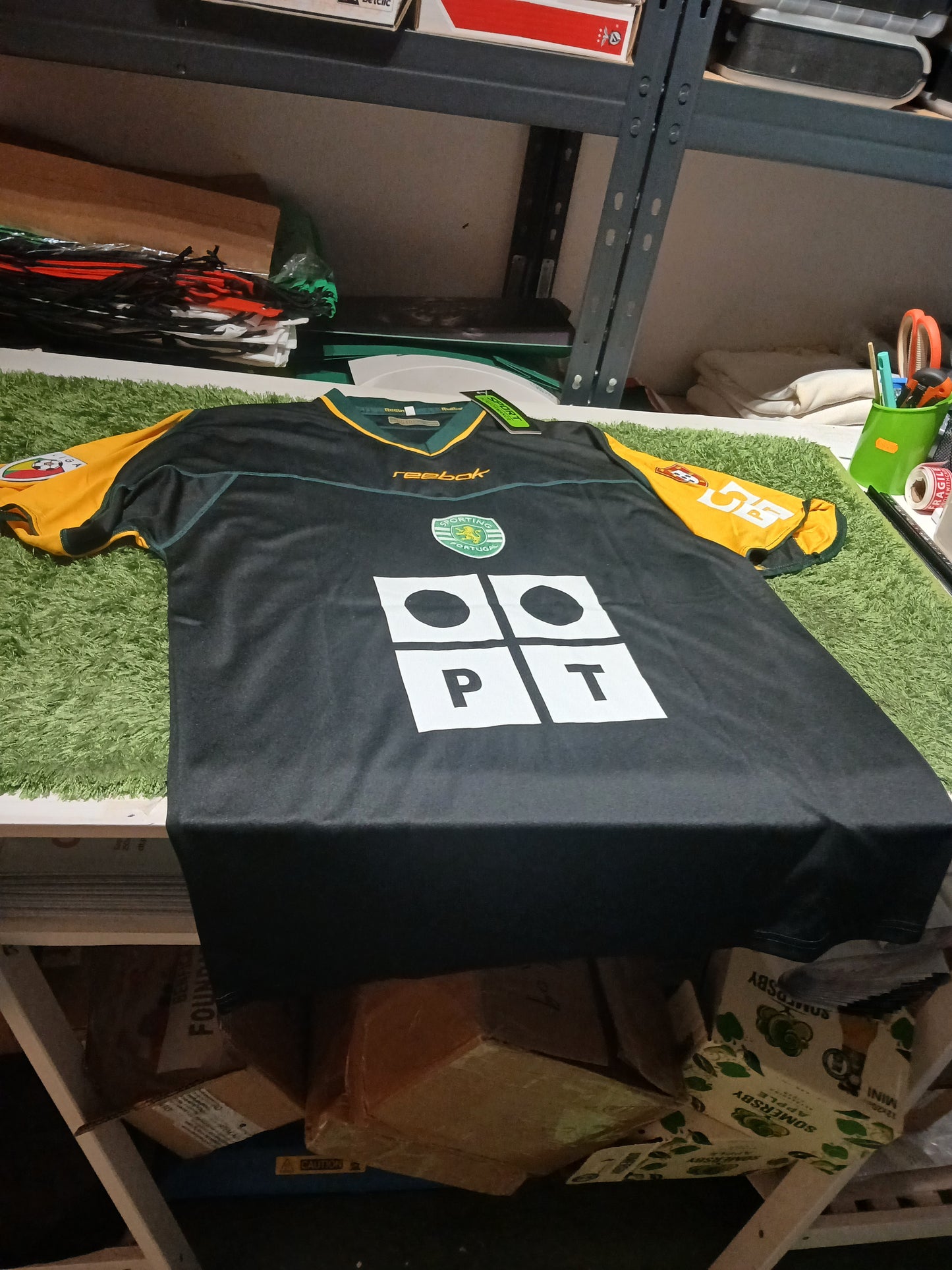 Sporting - Camisola retro João Pinto 25 - LER DESCRIÇÃO