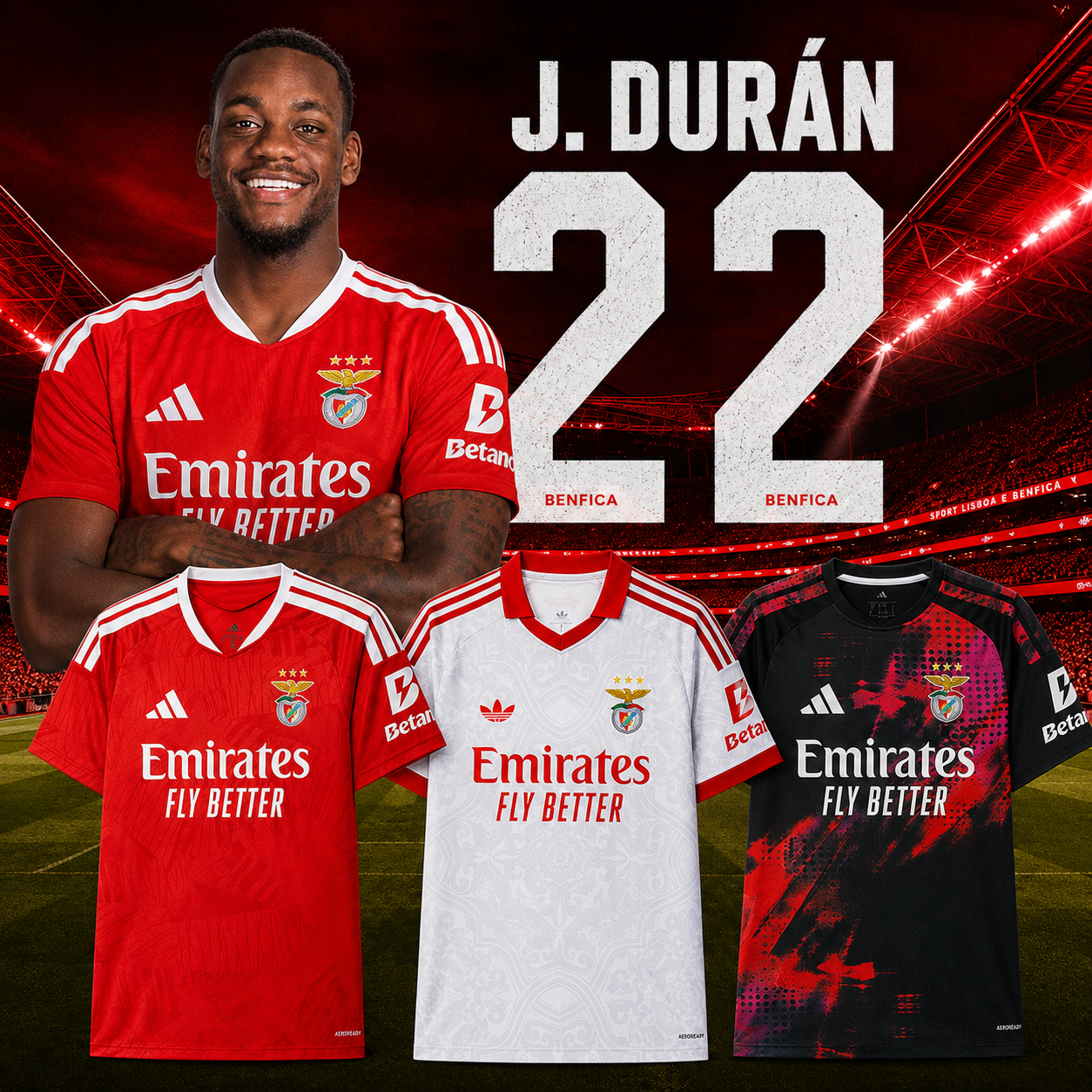 Camisola personalizada J. DURÁN 22 - LER DESCRIÇÃO