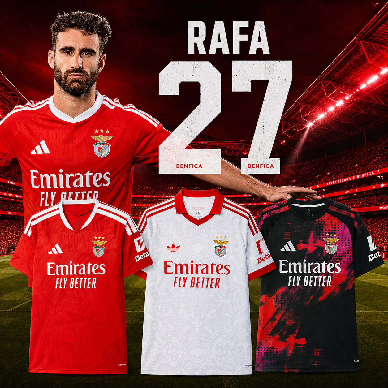 Camisola personalizada RAFA 27 - LER DESCRIÇÃO