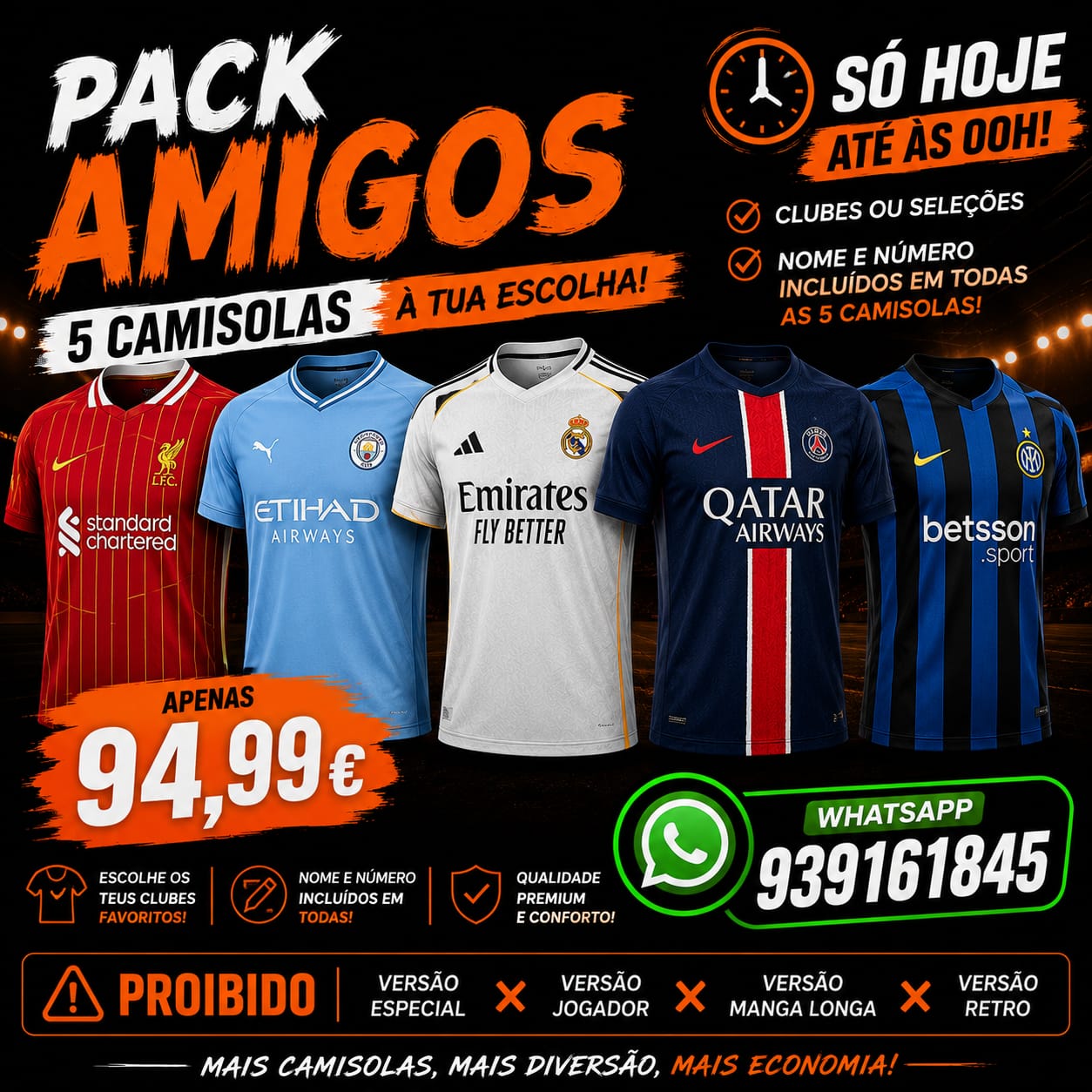 Pack Amigos = 94,99€ (Ler descrição)